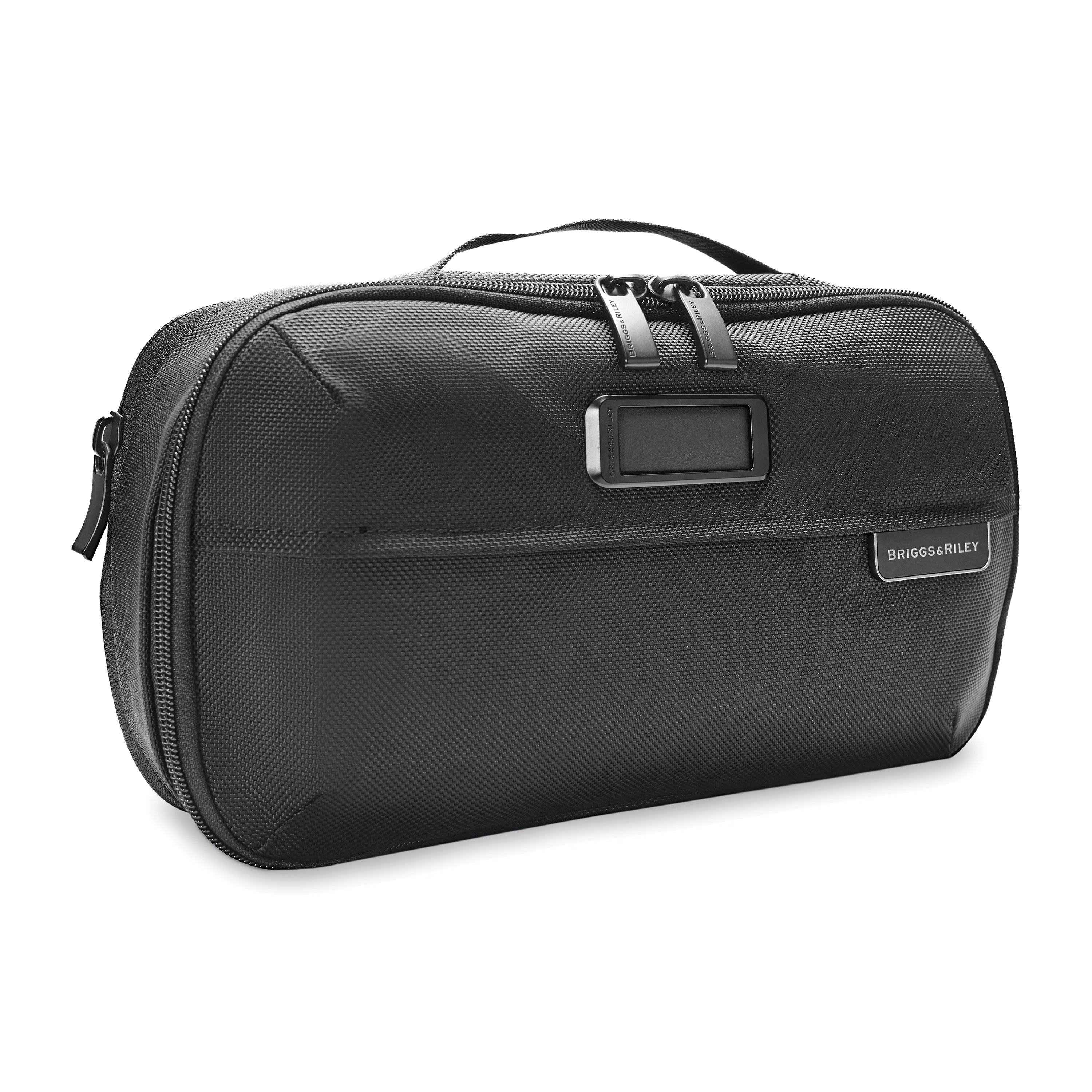 Briggs & Riley Baseline Expandable Essentials Kit in Black — angle view 2 # color_Black