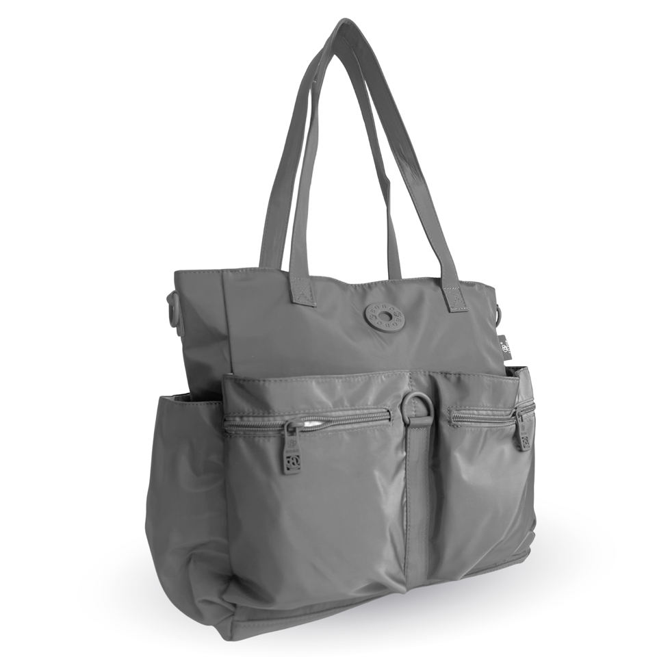 BoBo Tote Bag in Gray - nylon