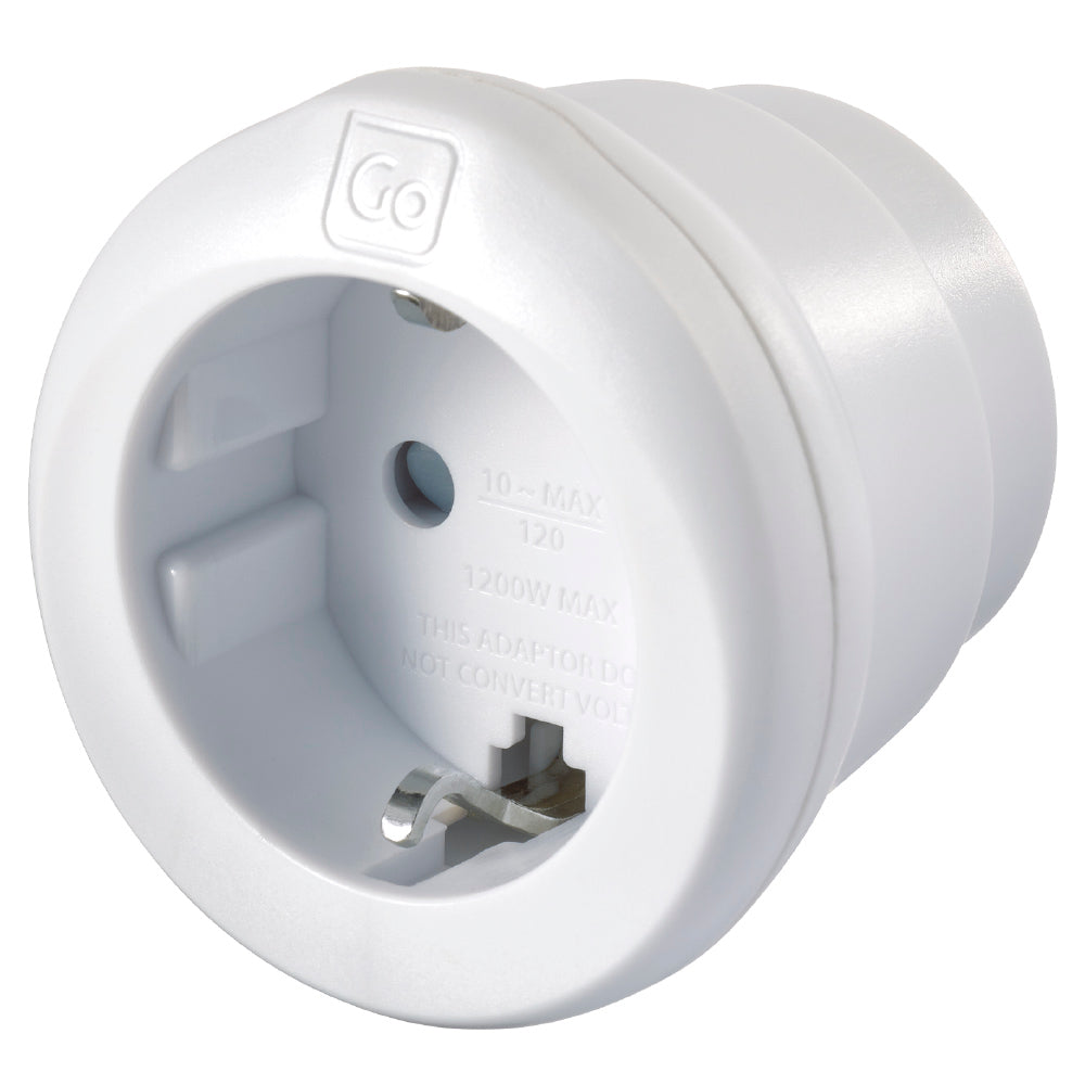 Go Travel EU to USA Adaptor – socket side