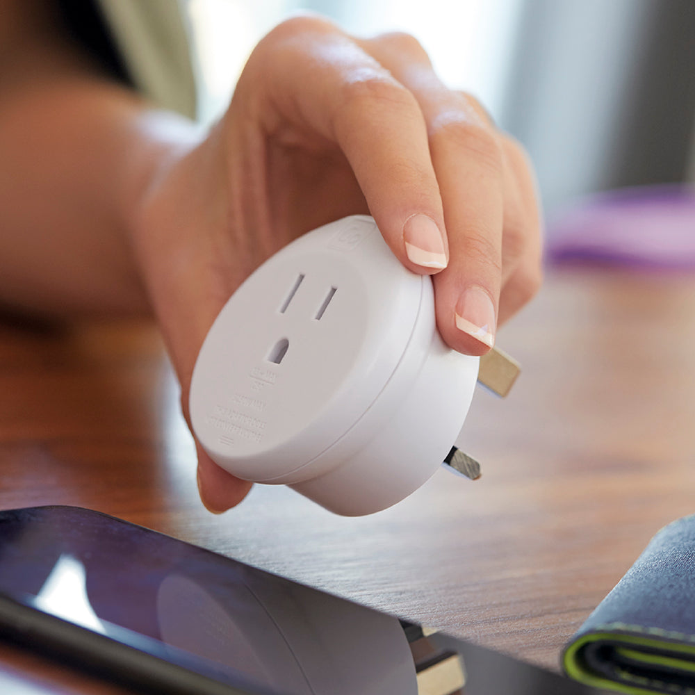 Go Travel USA to UK Adaptor – socket side