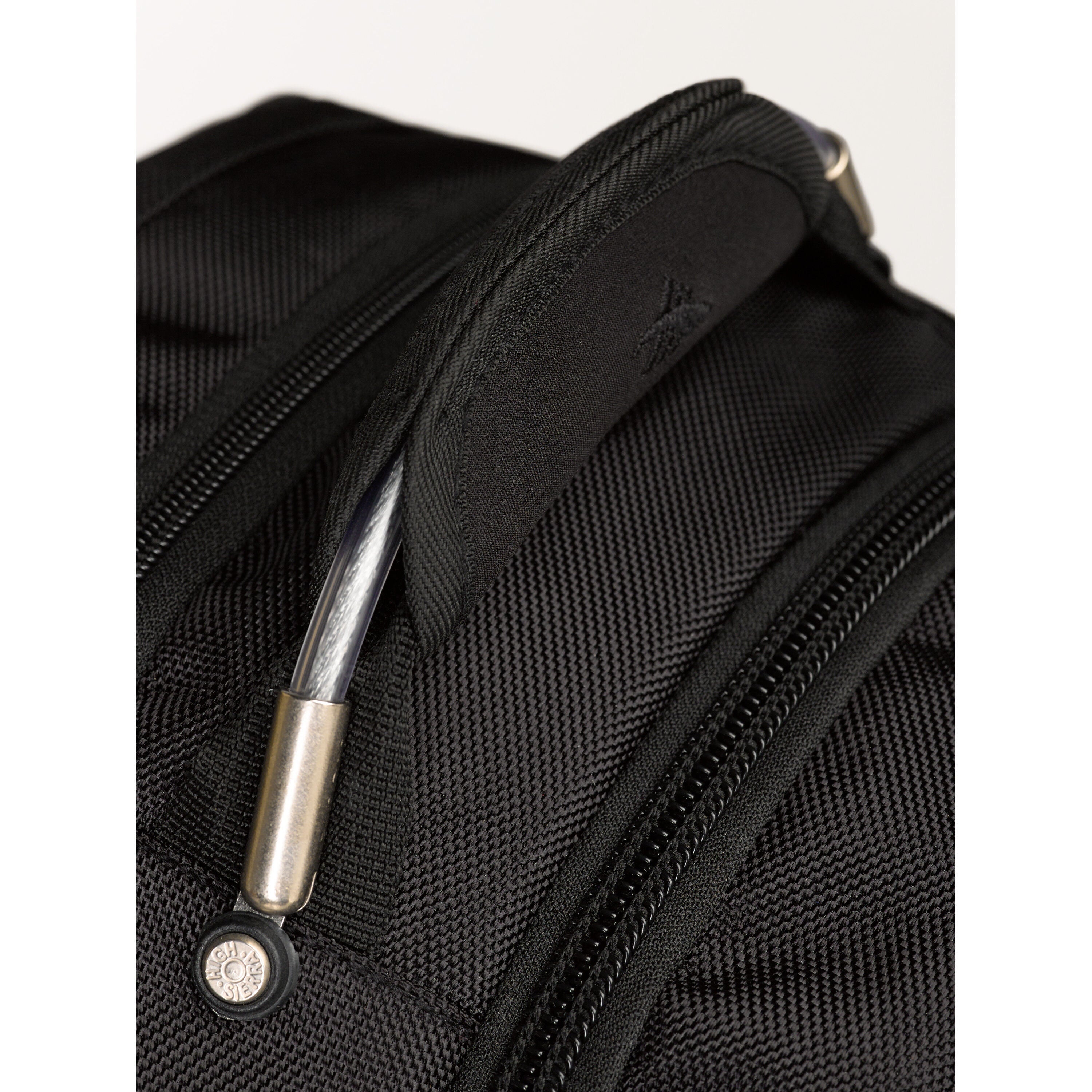 High Sierra XBT TSA Backpack in Black — angle view 2