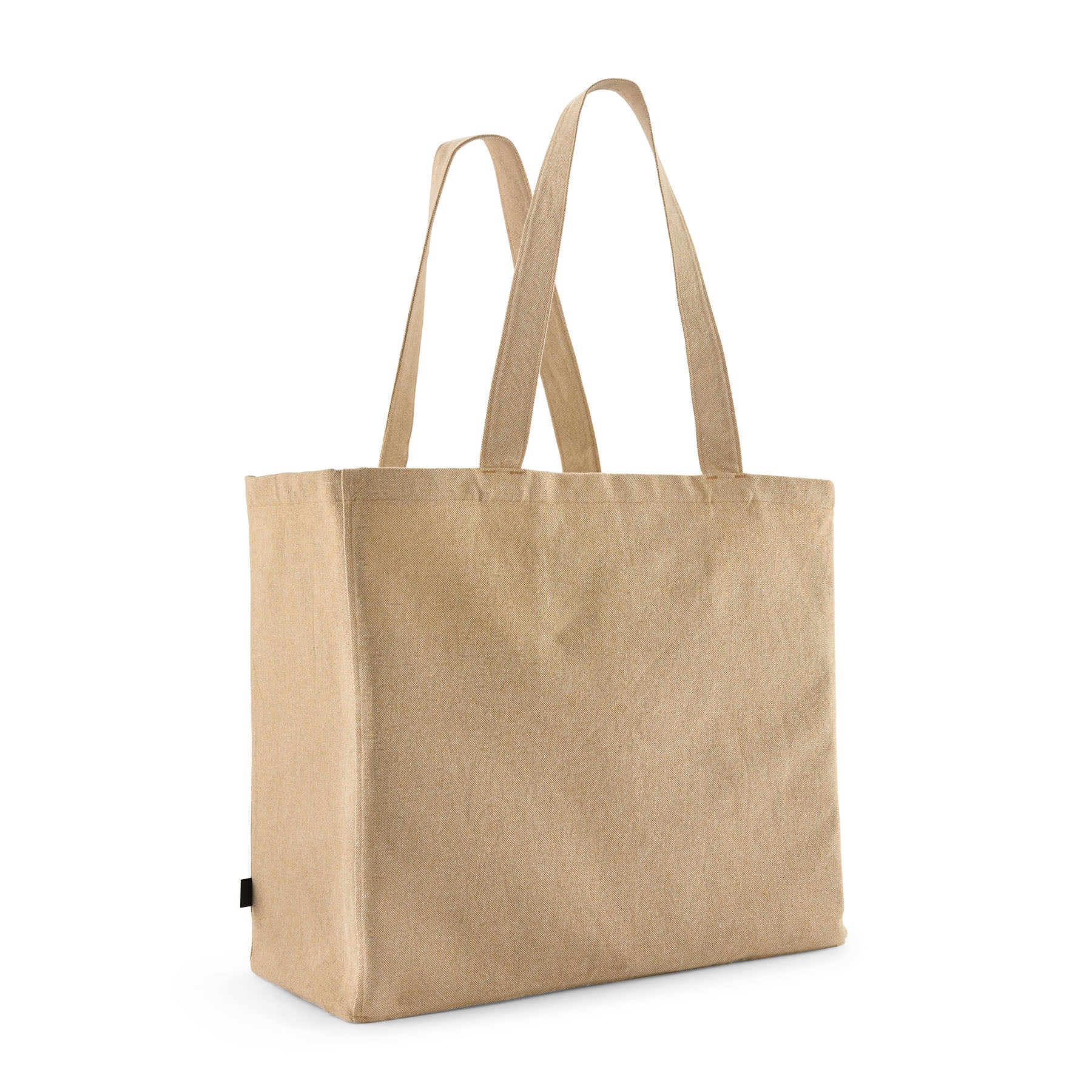 Patagonia Recycled Oversized Tote in '95 Oval Logo: Classic Tan — back view