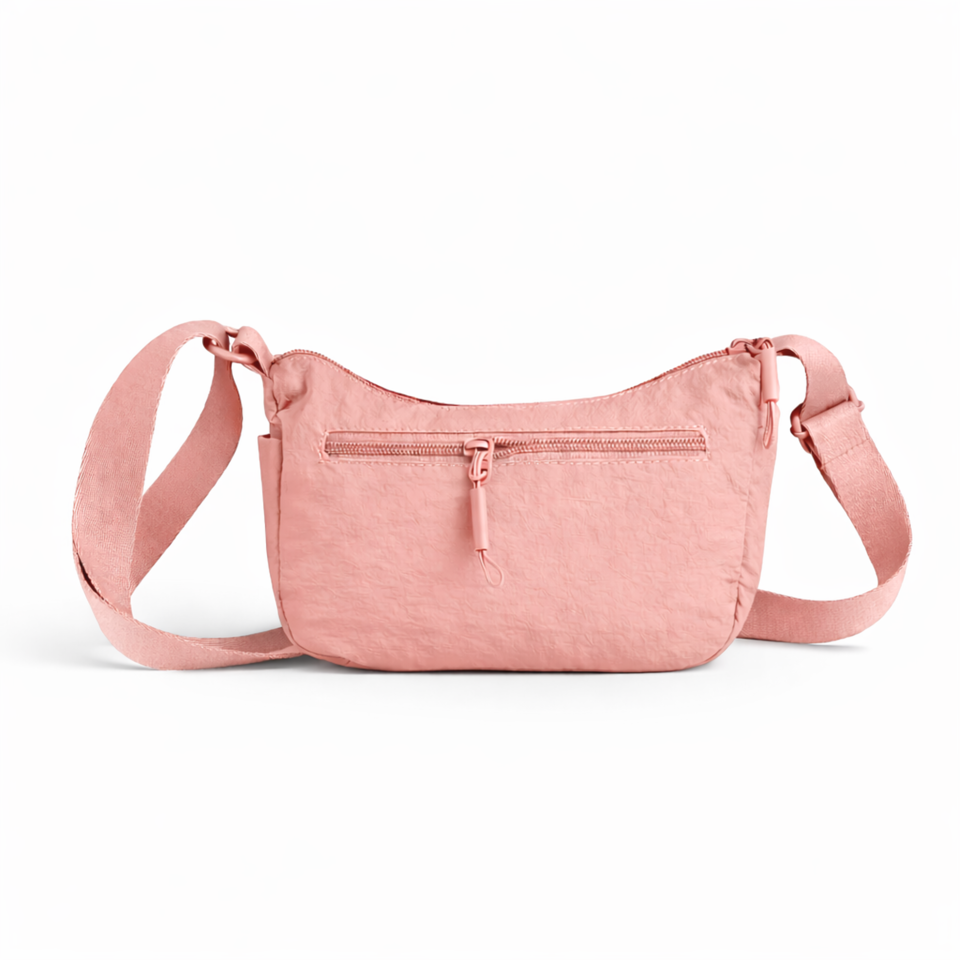 BoBo Crossbody Bag in Meat Pink - nylon