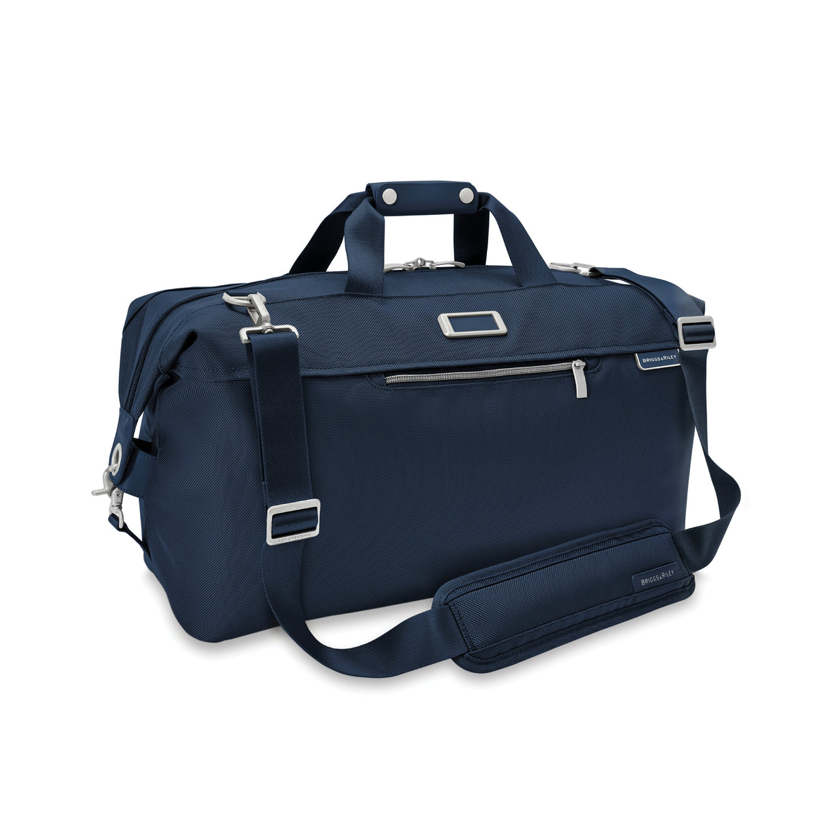 Briggs & Riley Baseline Weekender Duffle in Navy — front view