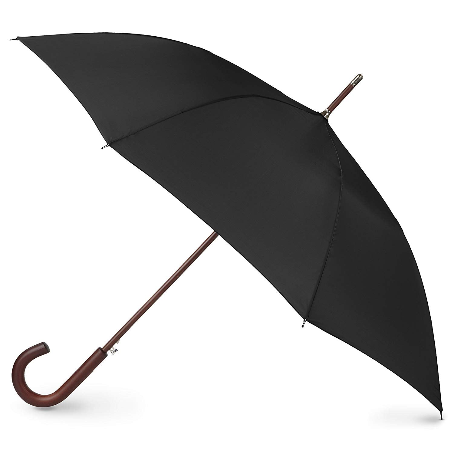 Totes 9302 Stately Auto Wooden Stick Umbrella image 0