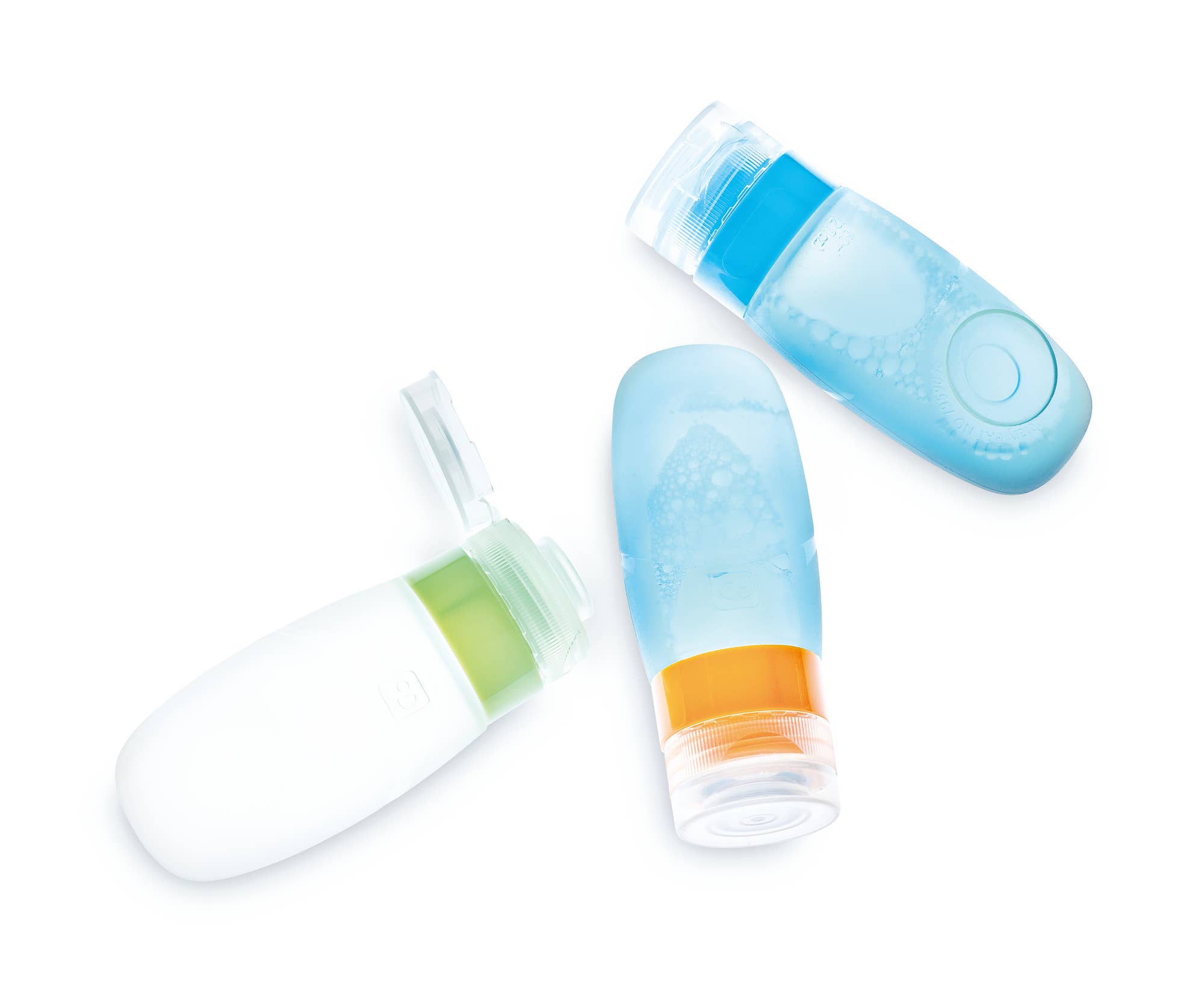Go Travel Squeeze It Trio – three squeezy cabin bottles with suction cups