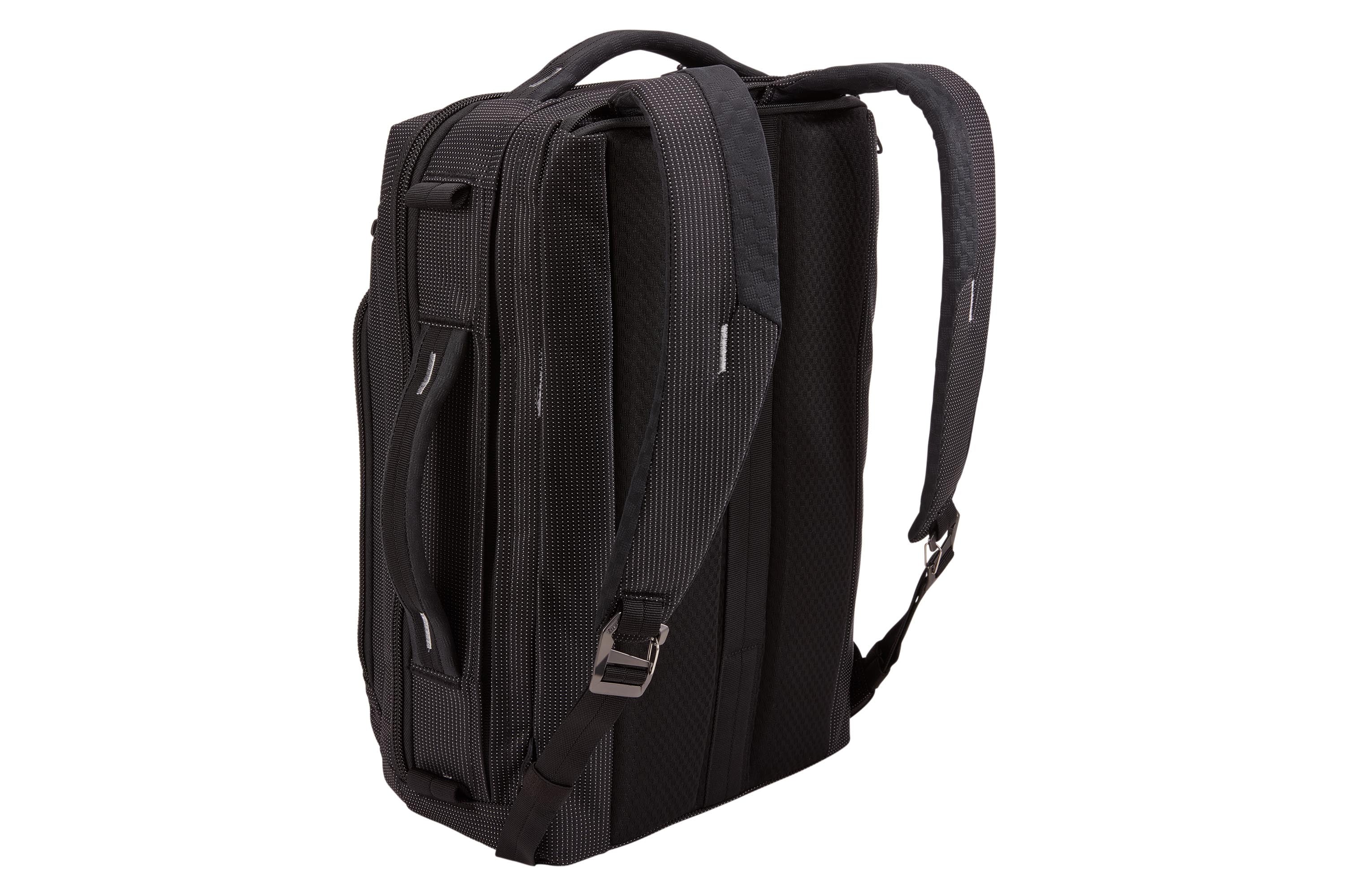 Thule Crossover 2 Convertible Laptop Bag 15.6" in Black — angle view 4 # color_Black