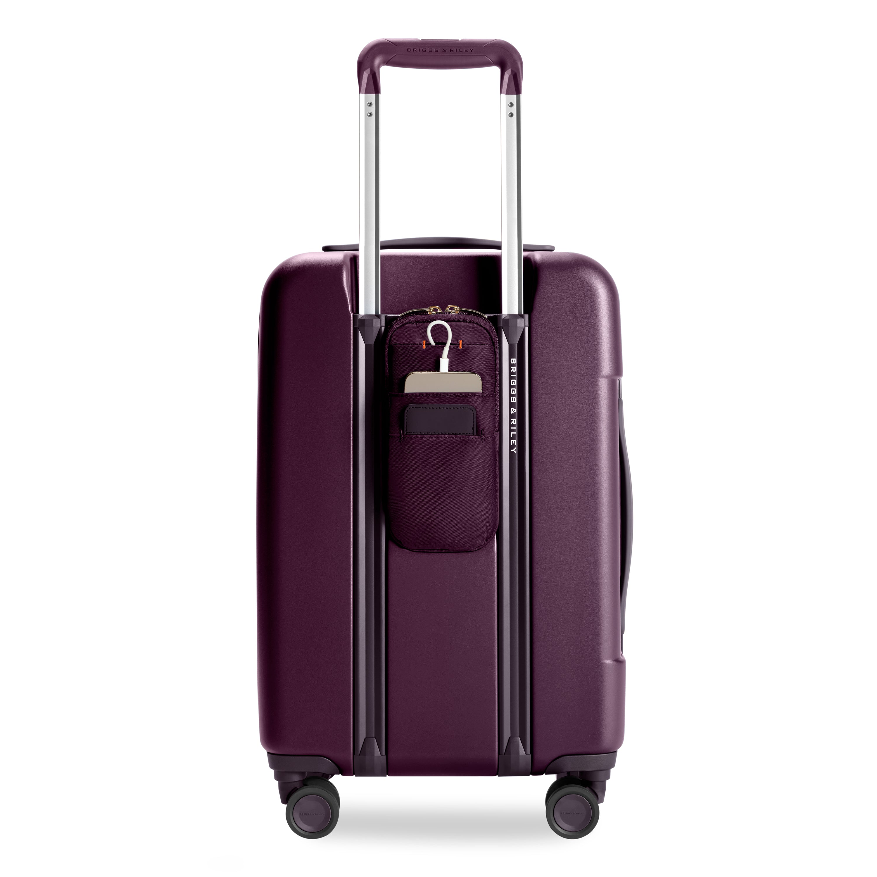 Briggs & Riley Sympatico Essential 22" Front Pocket Carry-On Expandable Spinner - Plum