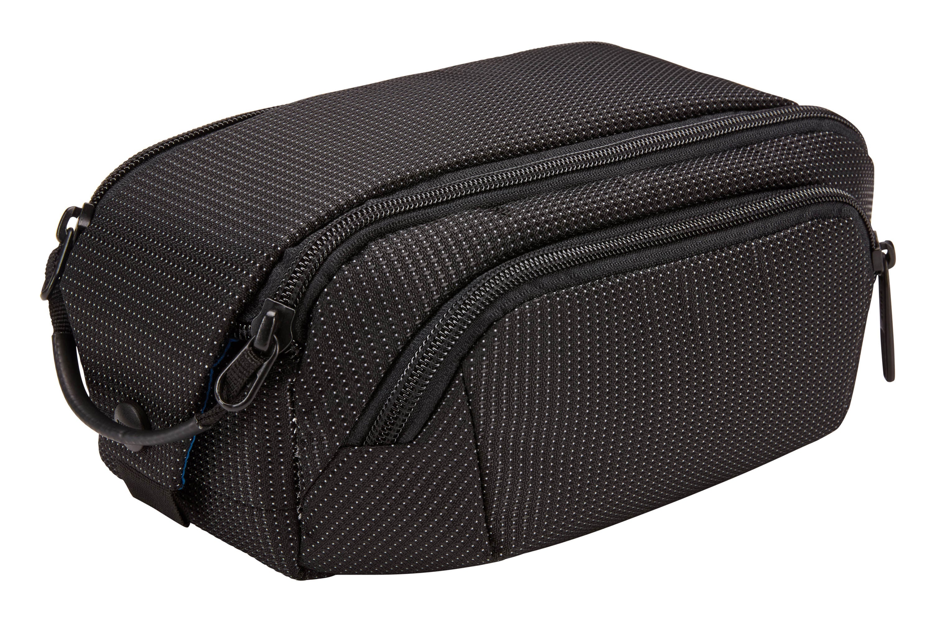 Thule Crossover 2 Toiletry Bag in Black — angle view 3 # color_Black
