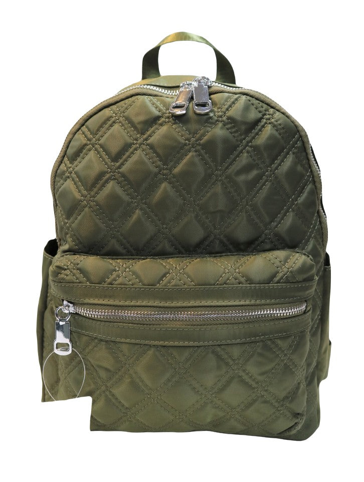 Bon Voyage 7116 Backpack 13" in Green — front view # color_Green