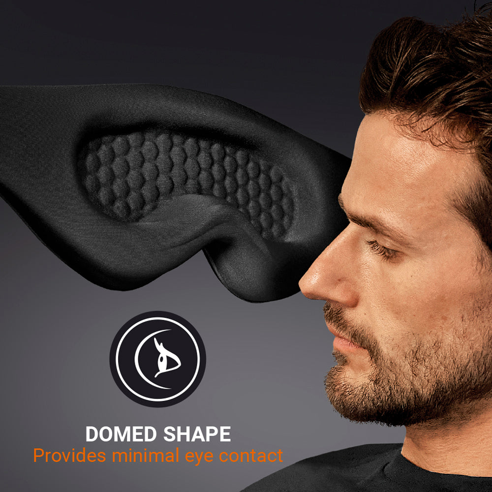 Go Travel The Ultimate Eye Mask in Black — angle view 2