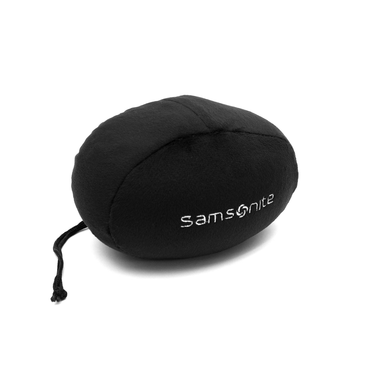 Samsonite Memory Foam Pillow with Pouch in Black — detail view