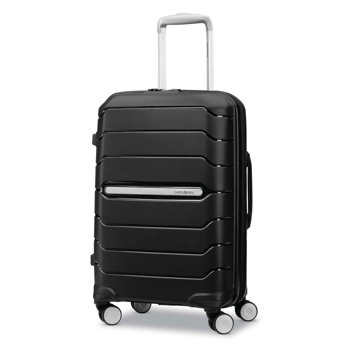 Samsonite Freeform 21" Spinner in Black — front view