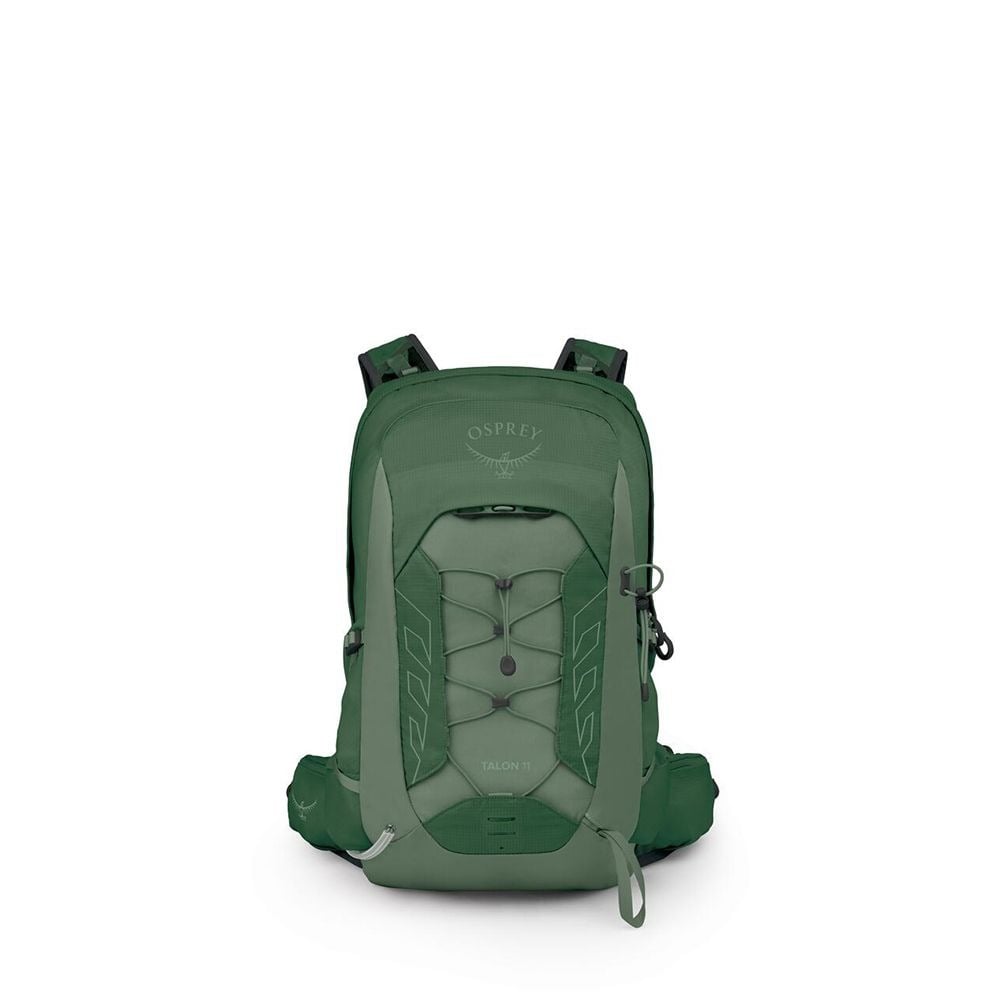 Osprey Talon 11 Hiking Backpack 11L in Green Canopy — front view