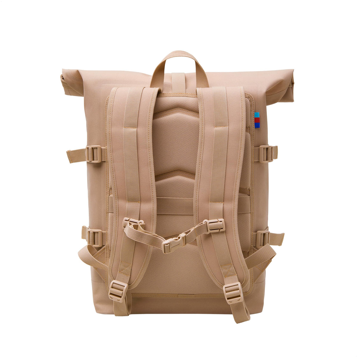 GotBag Rolltop Backpack in Driftwood — back view