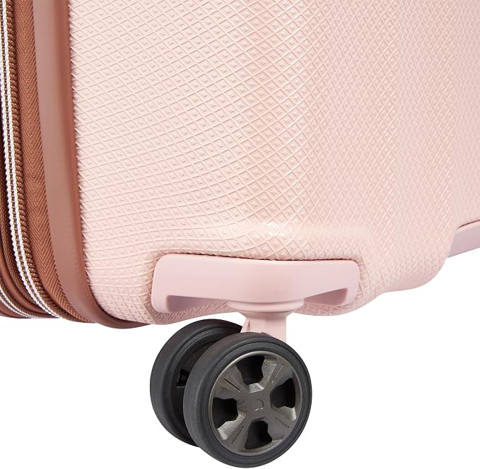 Delsey ST Tropez Medium Expandable Spinner in Pink — detail view 2