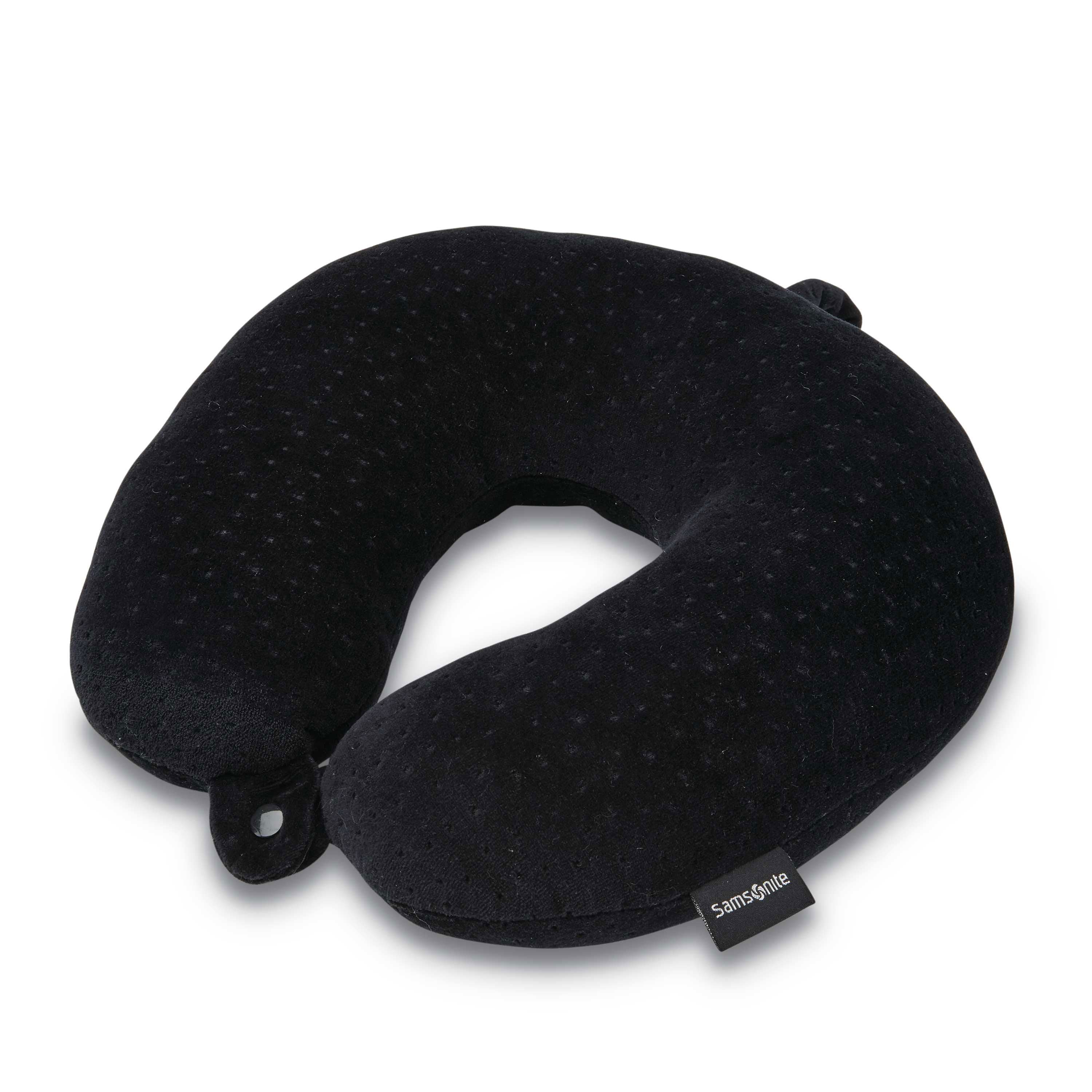 Samsonite Fleece Neck Pillow - Black