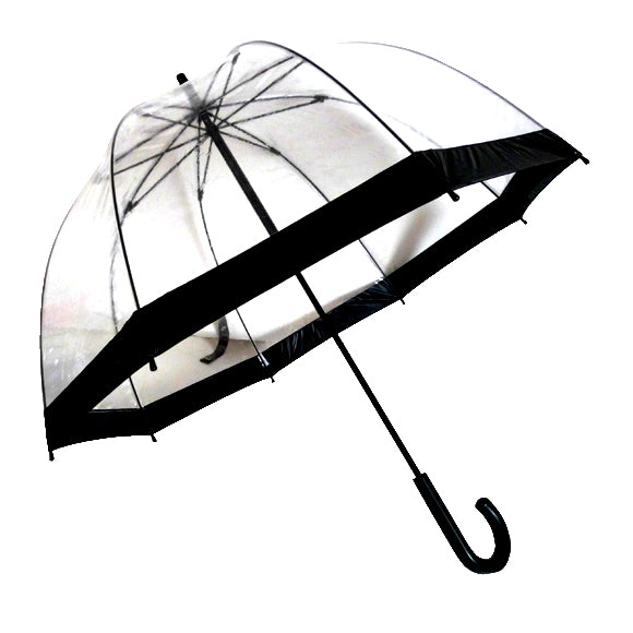 Vista 9200 Bubble Umbrella in Black — front view
