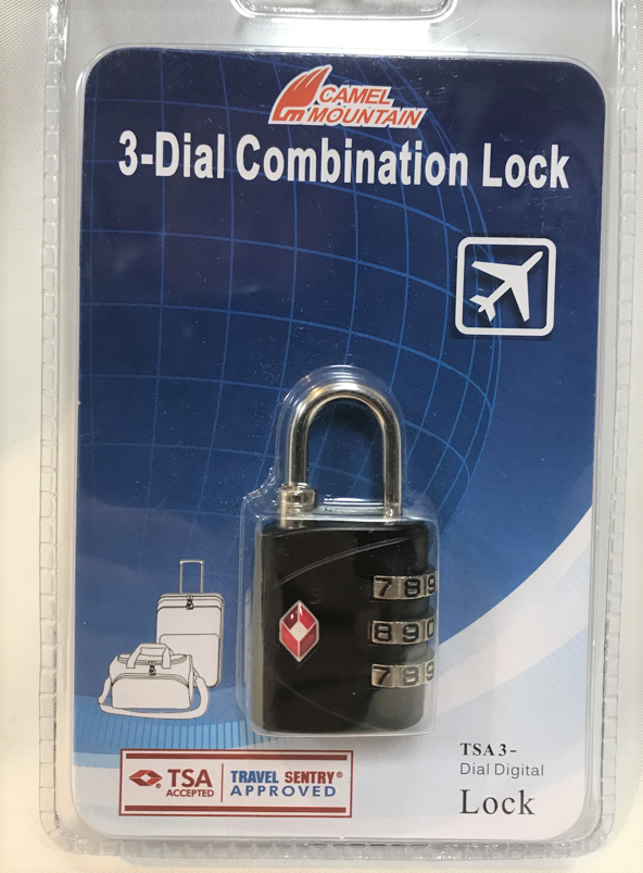 Camel Mountain 533 TSA Approved Lock 3 Dial image 2