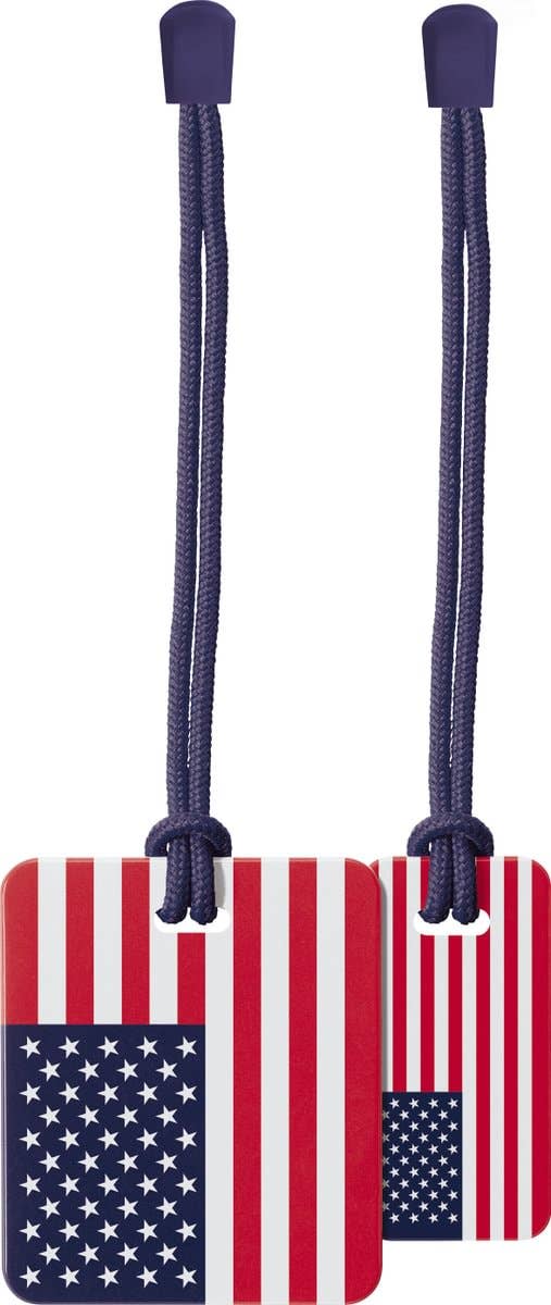 Go Travel Luggage Tags Twin Pack – USA design