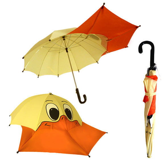 Vista 2036 Kid's Duck Umbrella in Yellow — front view
