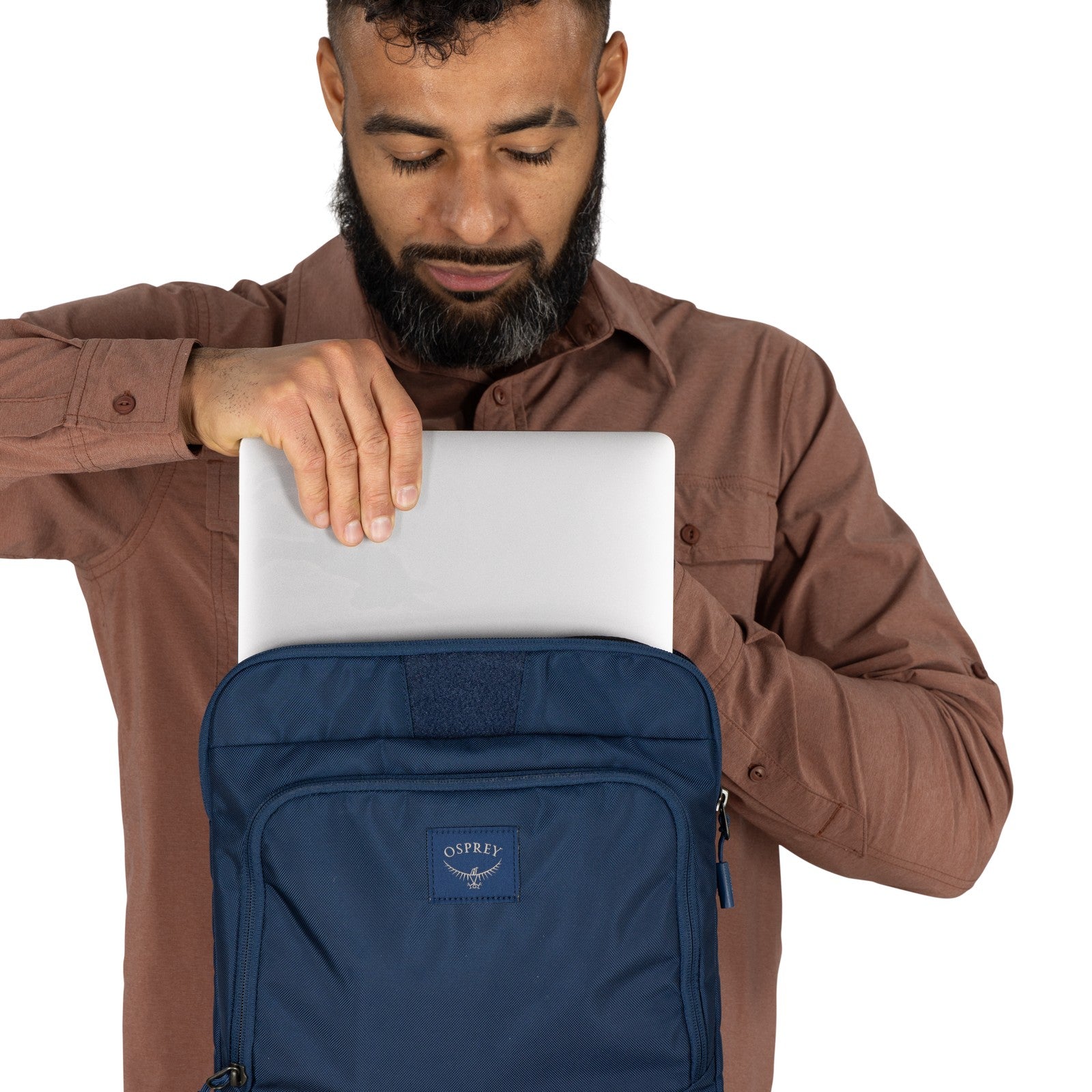 Osprey Aoede SyncPack Backpack 20L in Antique Blue — detail view 3