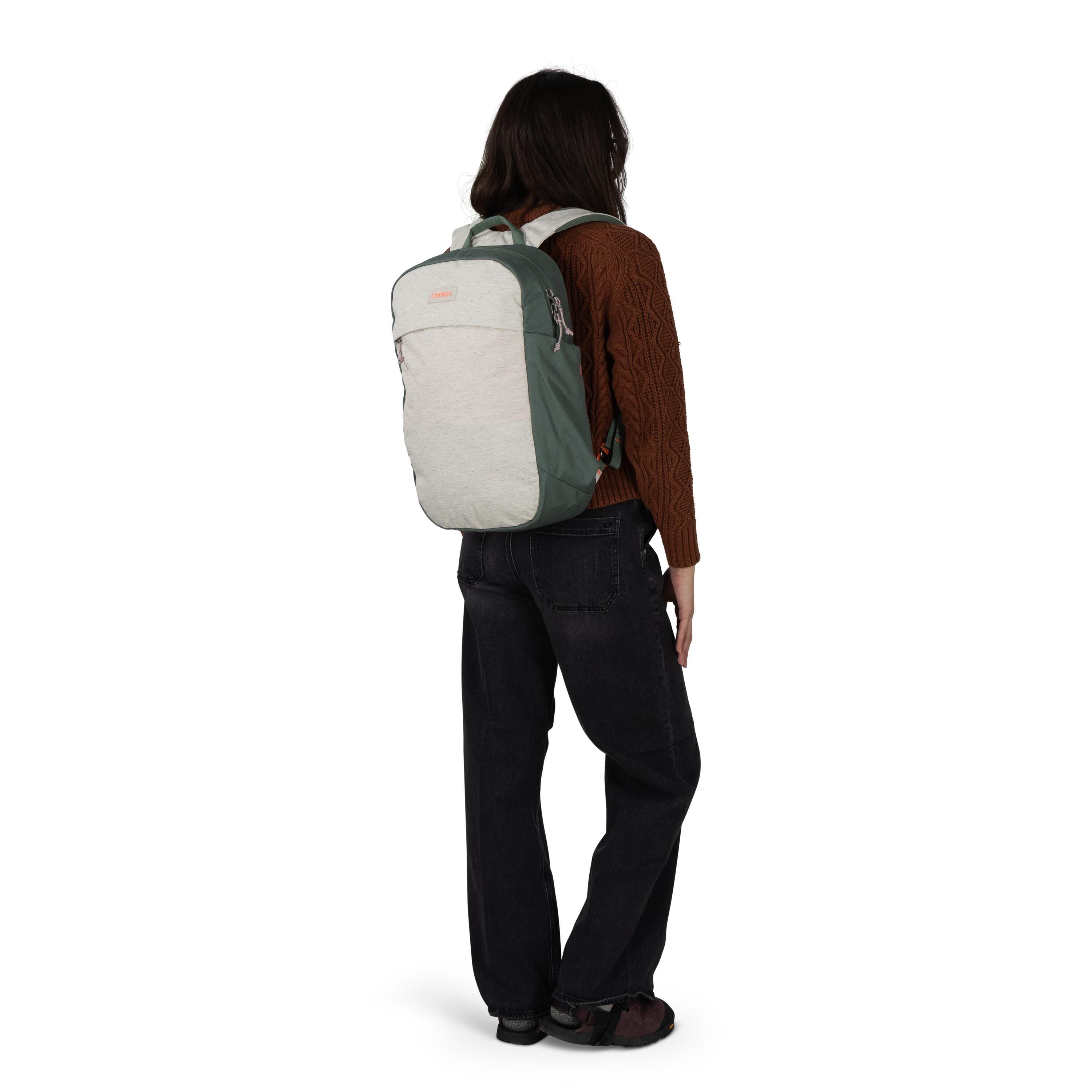 Osprey Arcane Earth Large Day Backpack 22L in Moon Beige/Pine Leaf — lifestyle 2