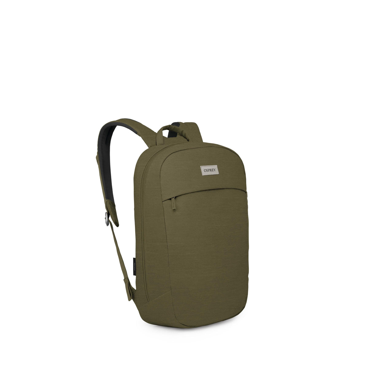Osprey Arcane Large Daypack 21L in Moss Green Heather — front view # color_Moss Green Heather