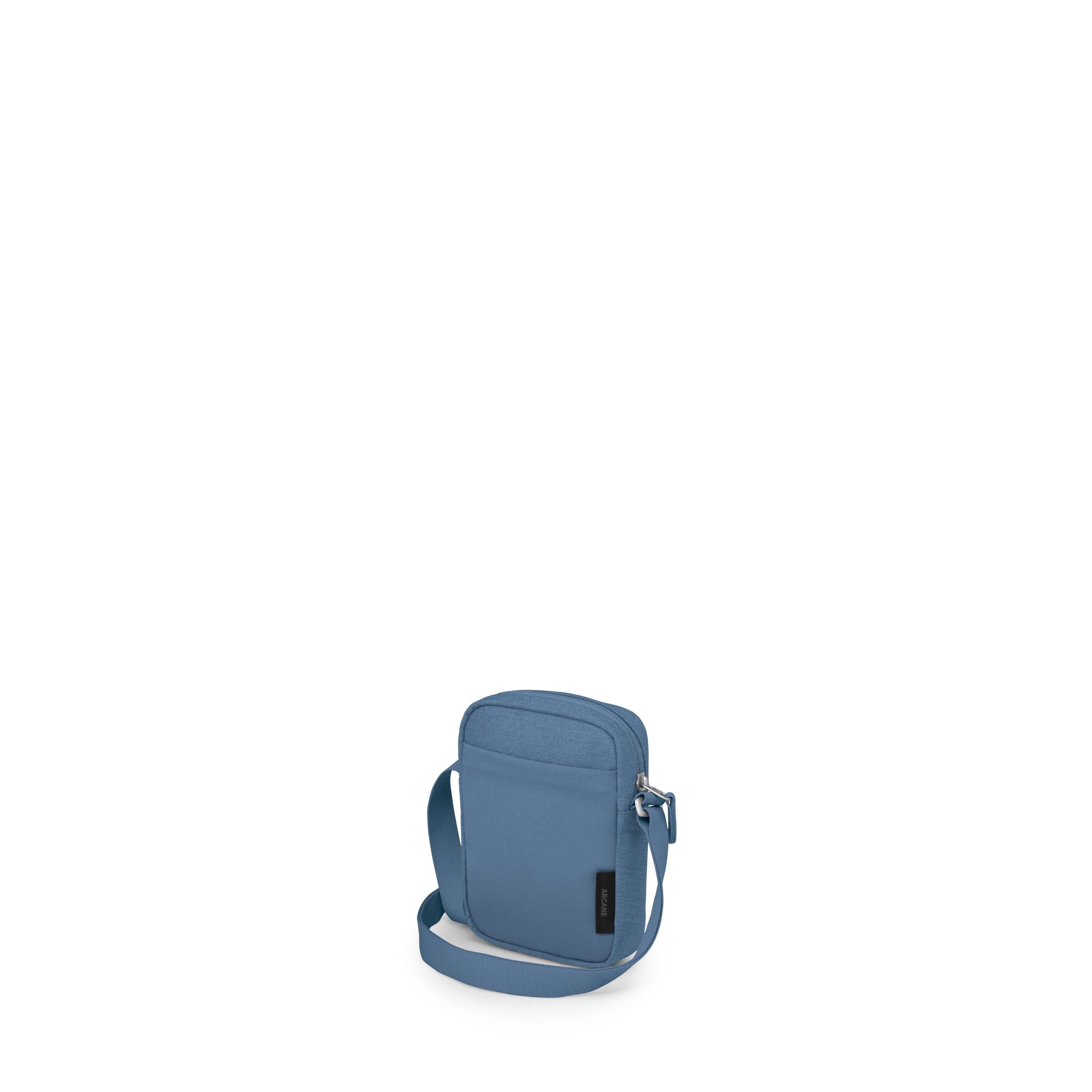 Osprey Arcane Small Crossbody 1.5L in Nirvana Blue Heather — angle view 3