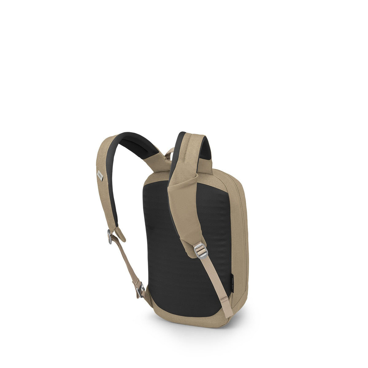 Osprey Arcane Small Daypack 12L in Latte Brown Heather — back view