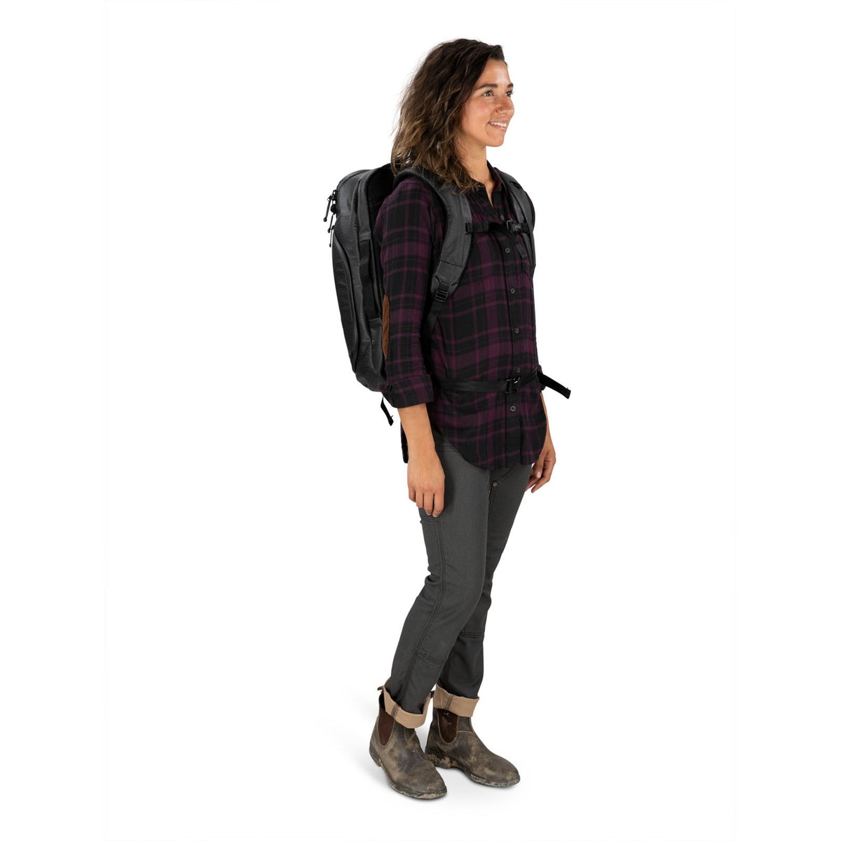 Osprey Archeon Travel | Everyday Backpack 30L in Black — front view # color_Black