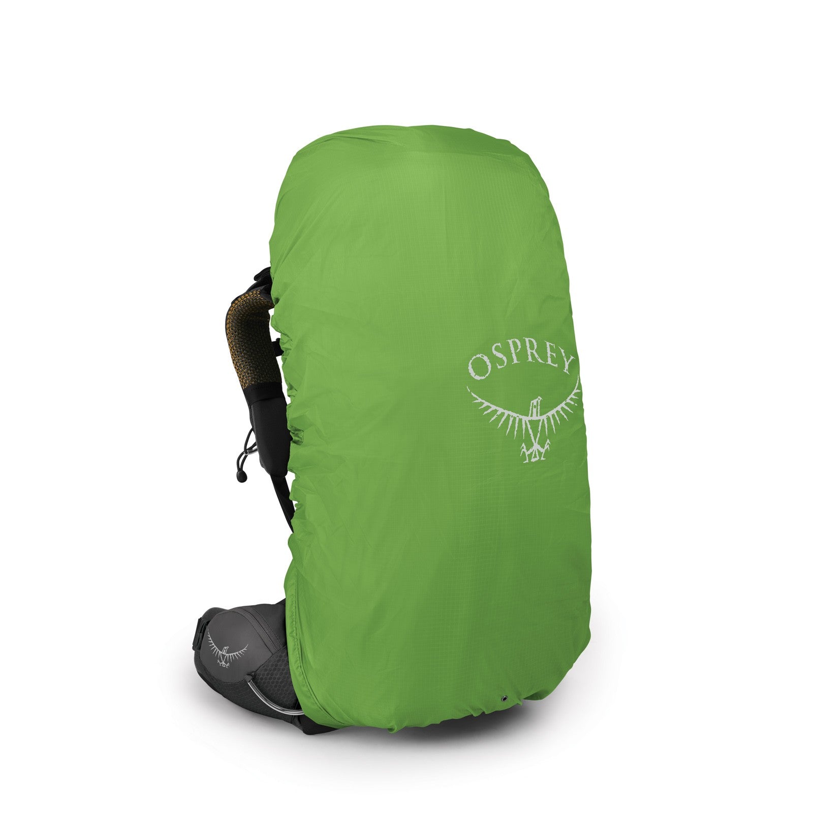 Osprey Atmos AG 50 Backpacking Pack 50L in Black — angle view 2