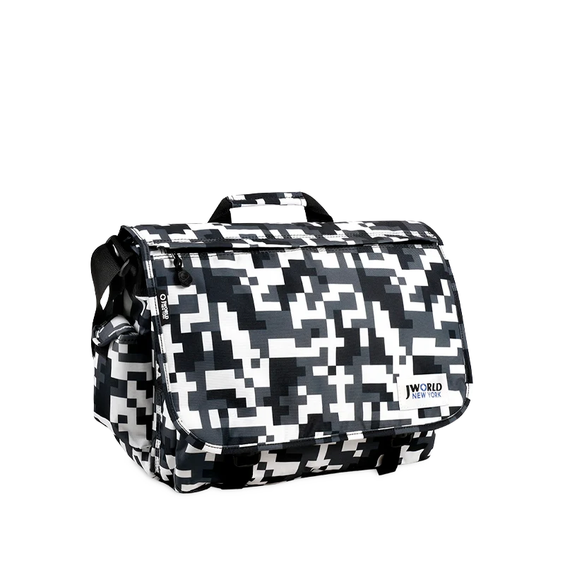 J World Thomas Laptop Messenger Bag in Camo — angle view 2 # color_Camo