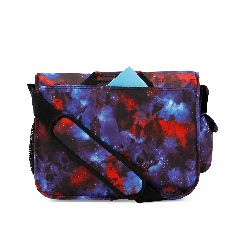 J World Thomas Laptop Messenger Bag in Galaxy — back view # color_Galaxy