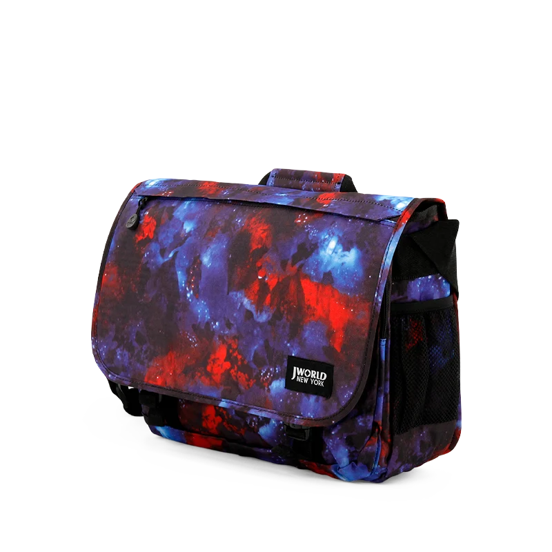 J World Thomas Laptop Messenger Bag in Galaxy — detail view # color_Galaxy