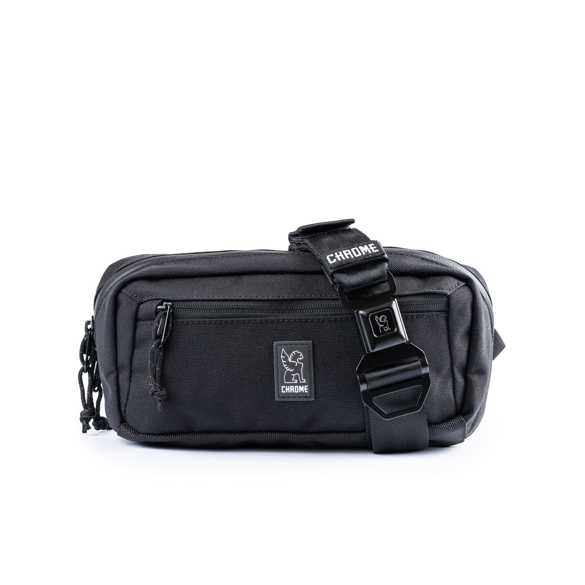 Chrome Industries Micro Kadet Sling Bag 3L in Black — angle view 10 # color_Black
