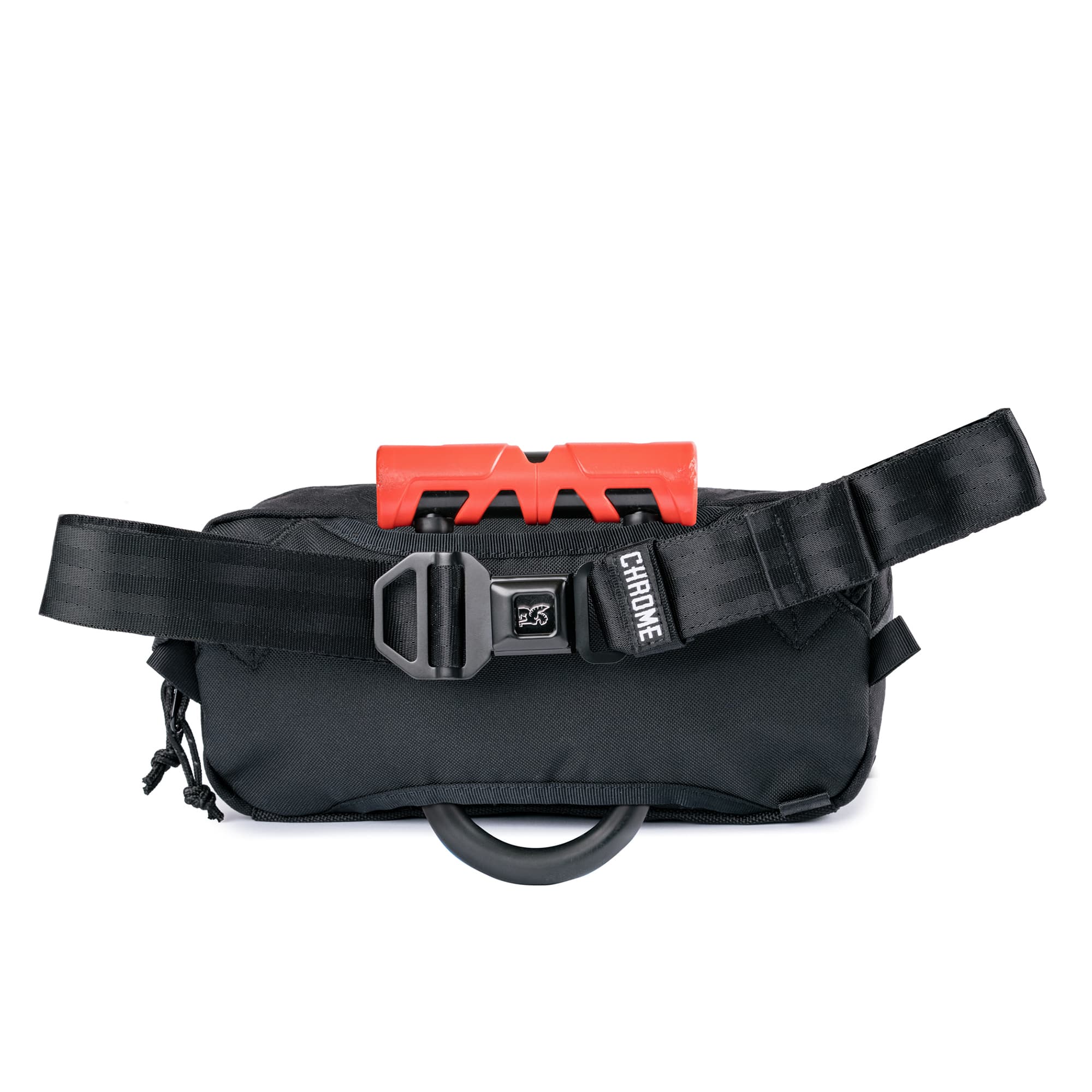 Chrome Industries Micro Kadet Sling Bag 3L in Black — angle view 12 # color_Black