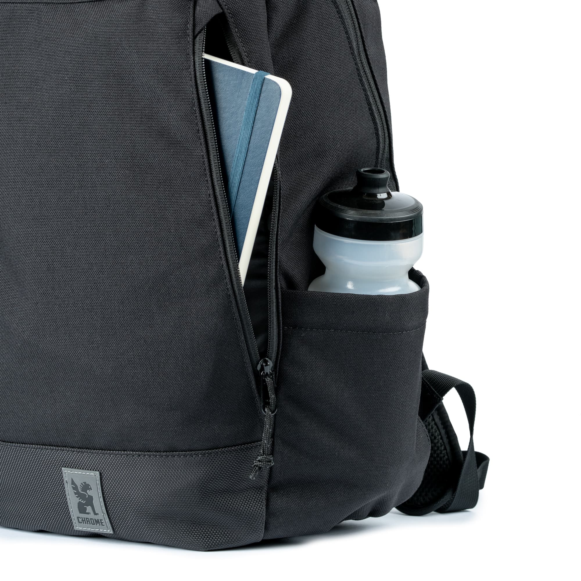 Chrome Industries Recruit Pack 22L in Black — angle view 10 # color_Black