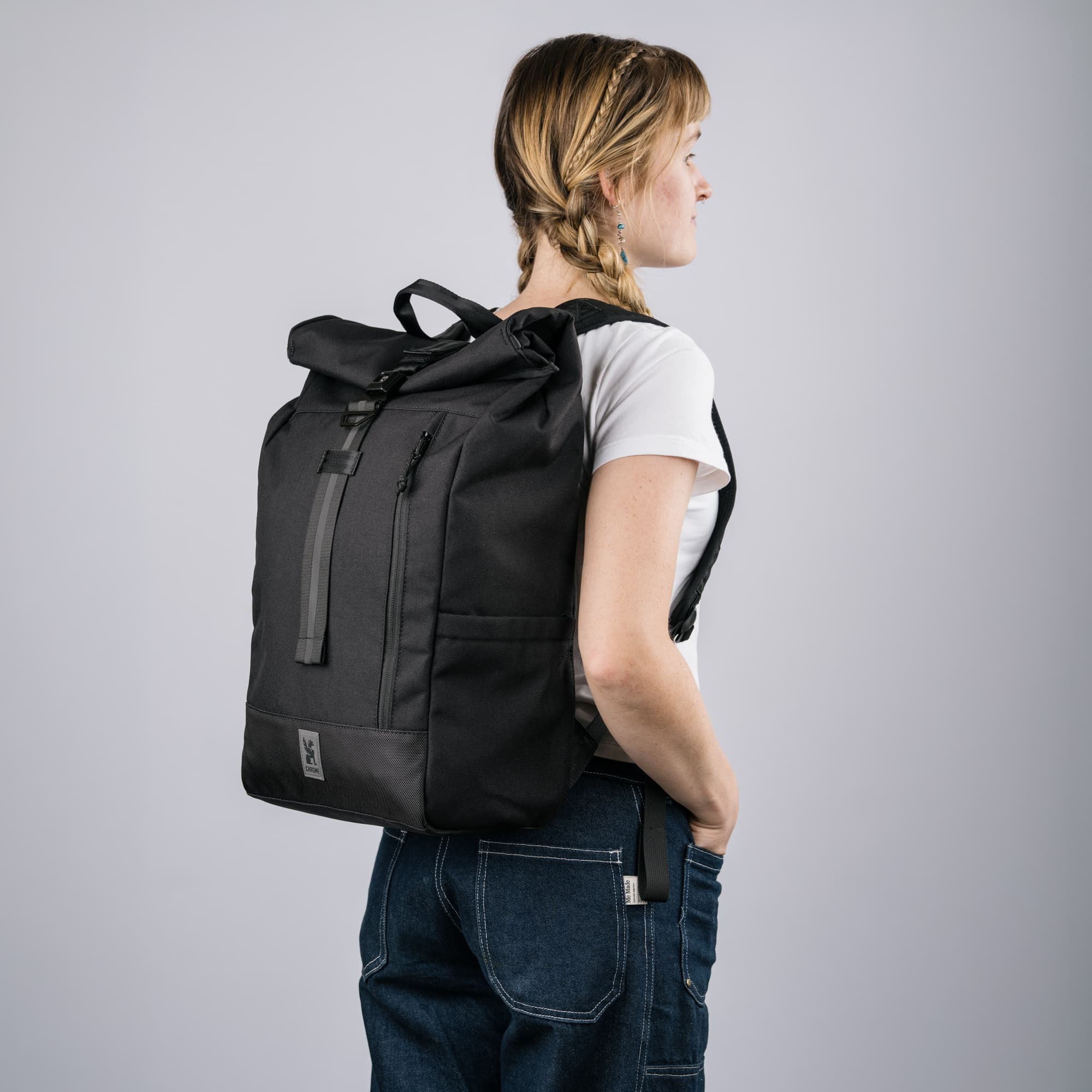 Chrome Industries Initiate Pack 26L in Black — lifestyle 2 # color_Black