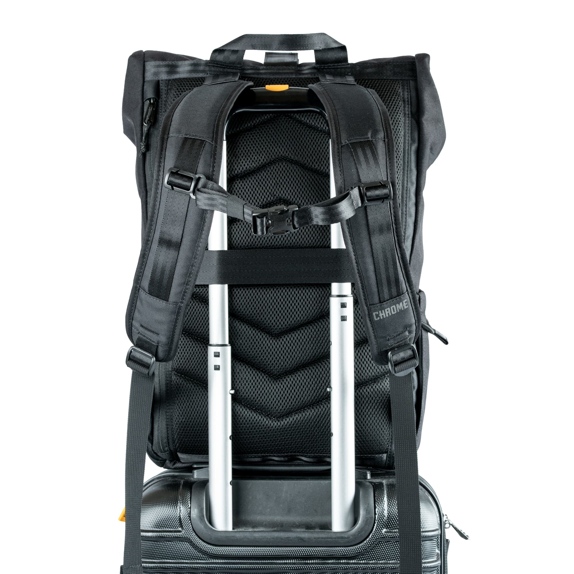 Chrome Industries Initiate Pack 26L in Black — angle view 6 # color_Black
