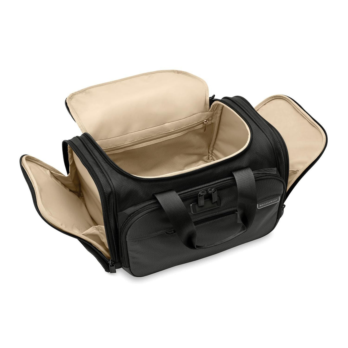Briggs & Riley Baseline Underseat Duffle in Black — interior view