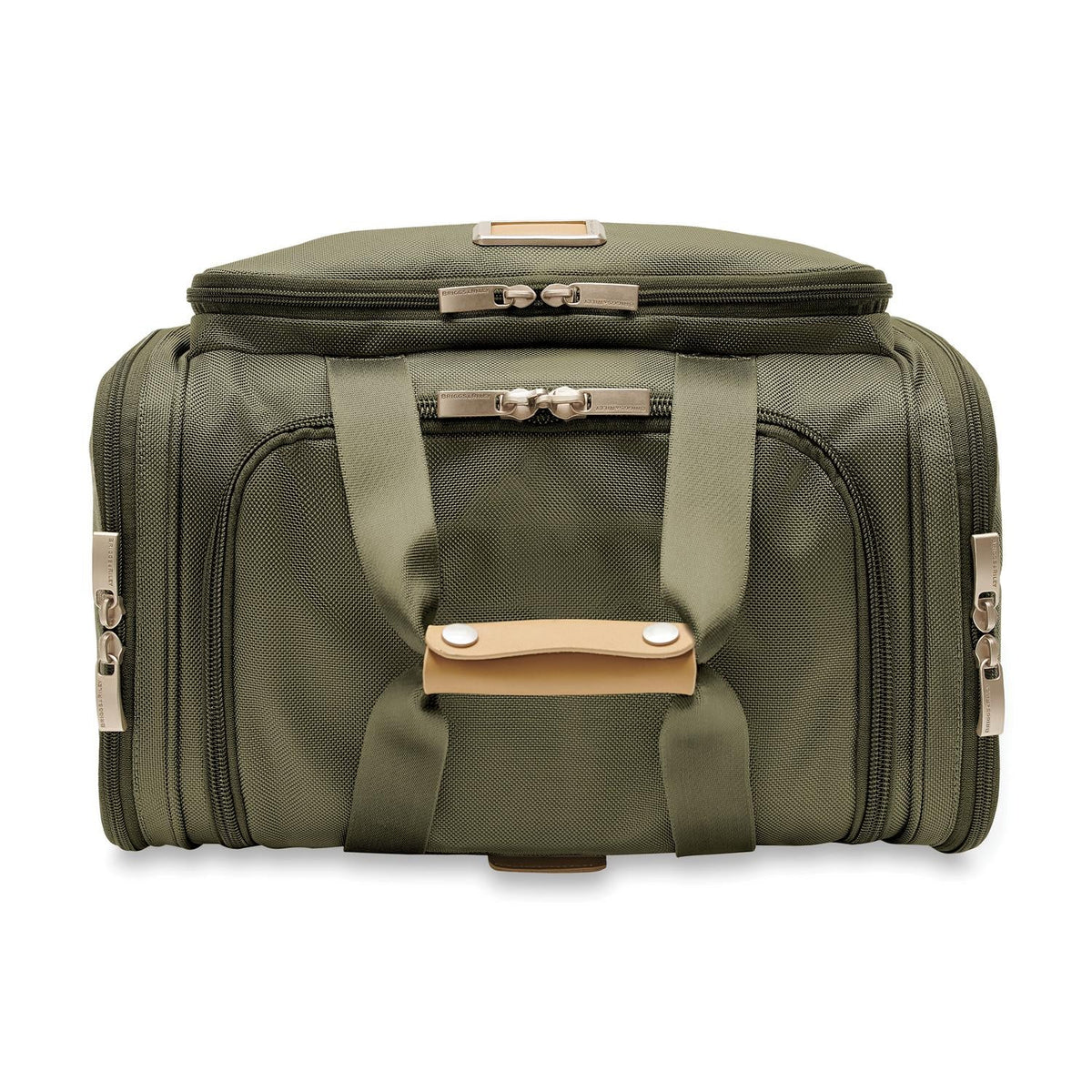 Briggs & Riley Baseline Underseat Duffle in Olive — detail view 4