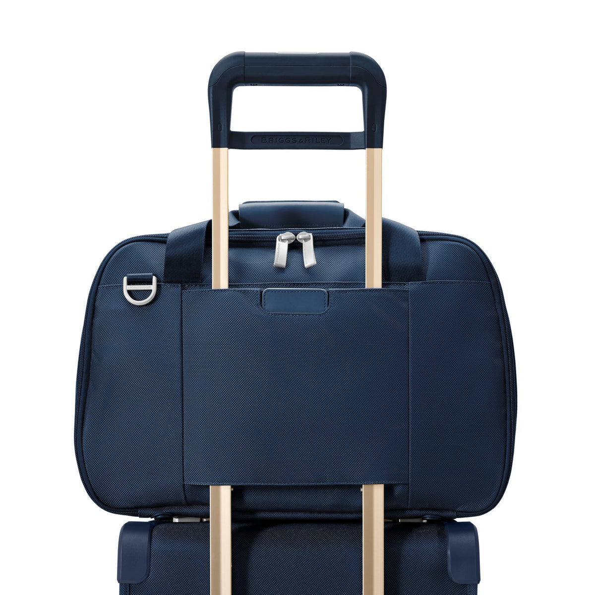 Briggs & Riley Baseline Expandable Cabin Bag in Navy — detail view 2