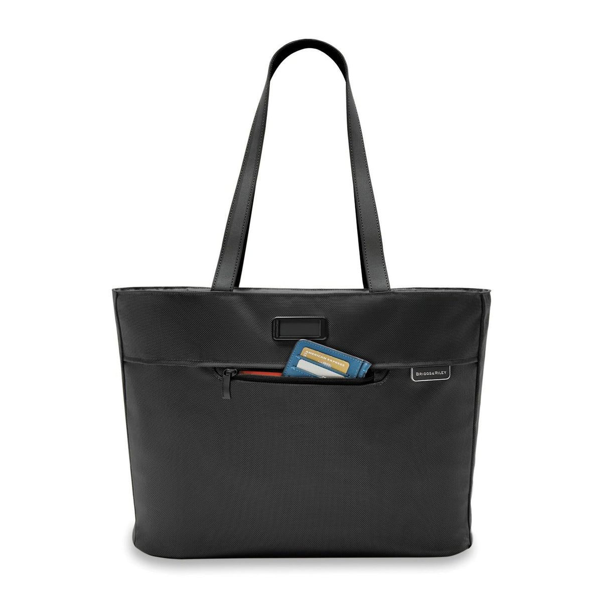 Briggs & Riley Baseline Traveler Tote in Black — detail view 5
