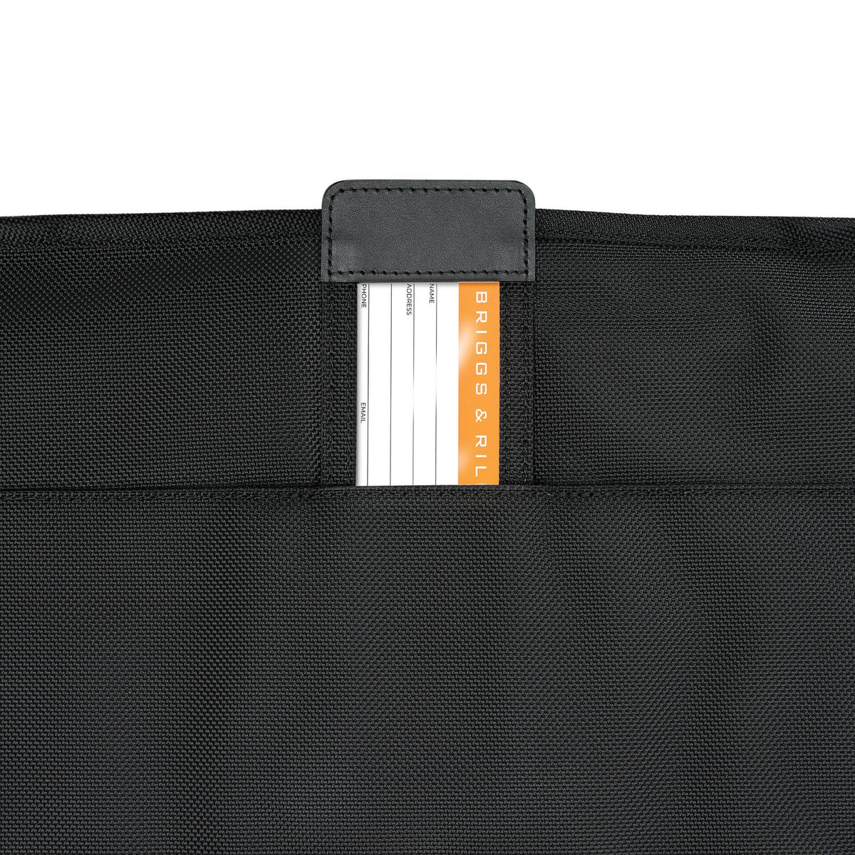 Briggs & Riley Baseline Classic Garment Bag in Black — detail view 2
