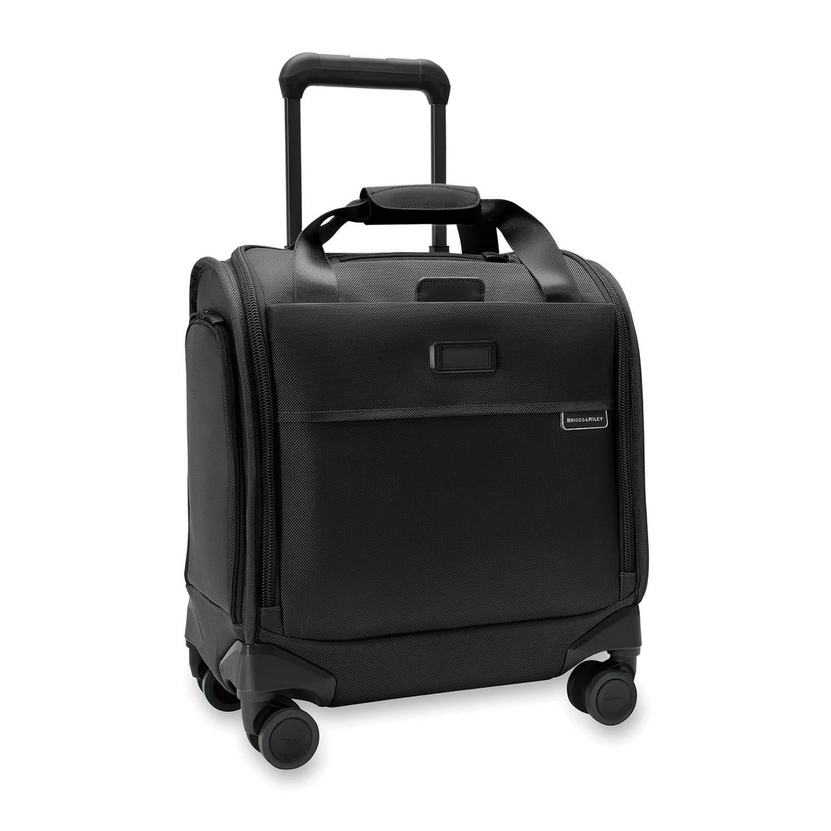 Briggs & Riley Baseline Cabin Spinner in Black — angle view 2 # color_Black