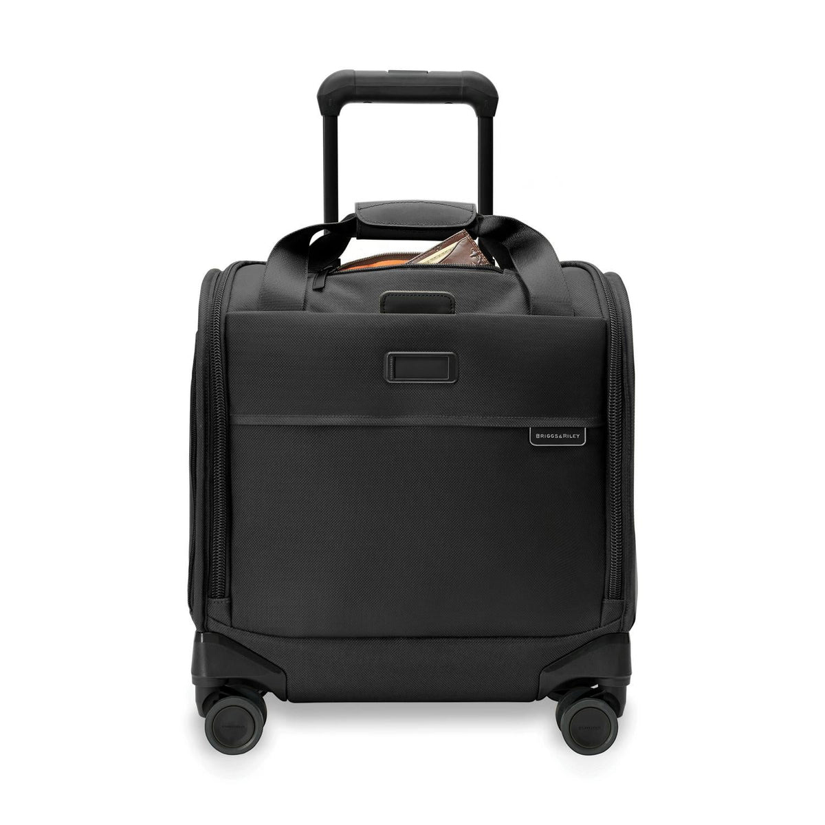 Briggs & Riley Baseline Cabin Spinner in Black — detail view 3