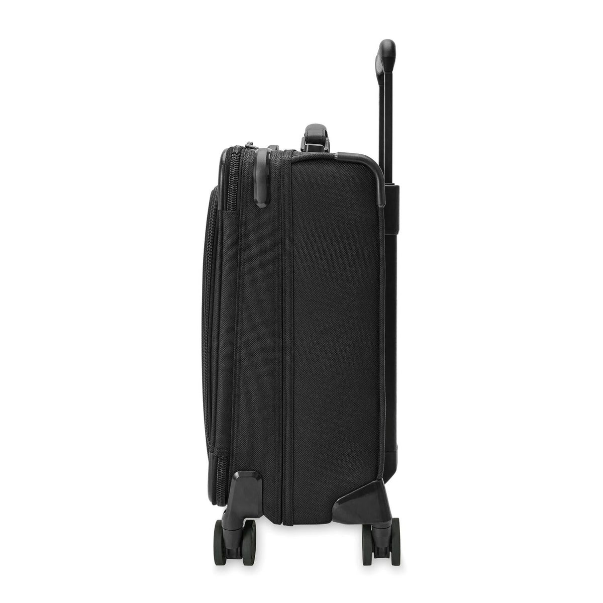 Briggs & Riley Baseline Compact 19" Carry-On Expandable Spinner in Black — angle view 4