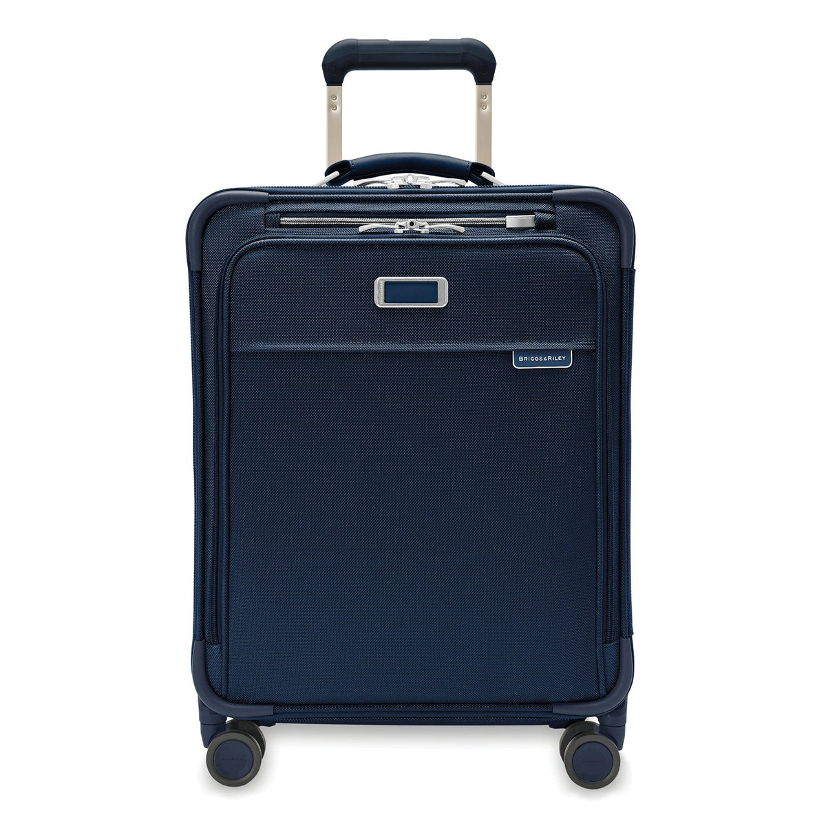 Briggs & Riley Baseline Global 21" Carry-On Expandable Spinner in Navy — front view