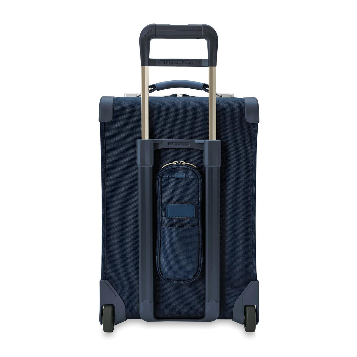 Briggs & Riley Baseline Essential 22" 2-Wheel Expandable Carry-On in Navy — back view